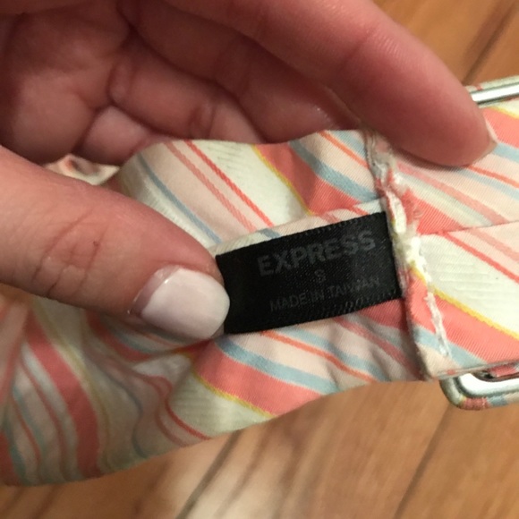 Express cloth striped Belt- size S - Picture 2 of 3